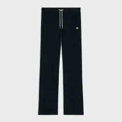 tracksuit pants in velvet jersey