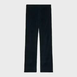 tracksuit pants in velvet jersey