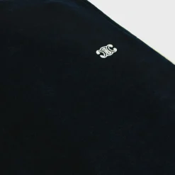 tracksuit pants in velvet jersey