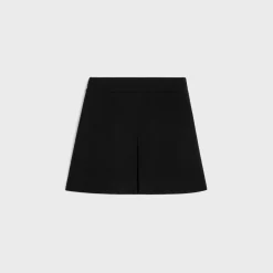 trapeze mini skirt in cashmere cloth