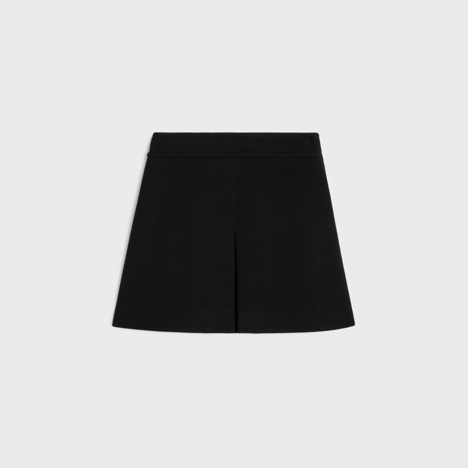trapeze mini skirt in cashmere cloth