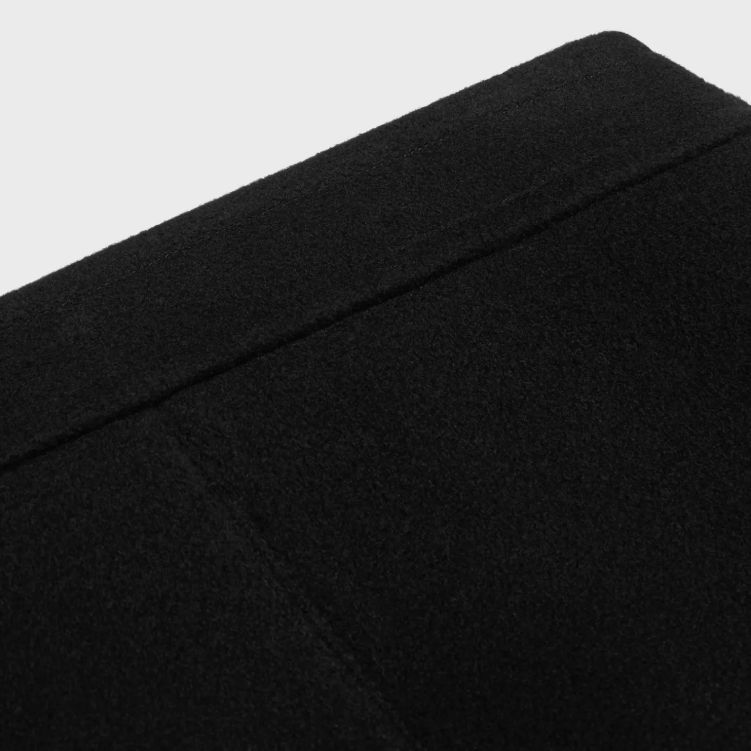 trapeze mini skirt in cashmere cloth