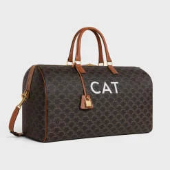 Travel 50 in Triomphe Canvas with Cat Print