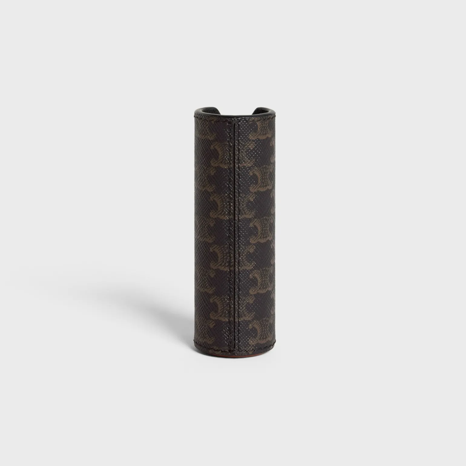 TRAVEL SPRAY Case in Triomphe Canvas and Calfskin