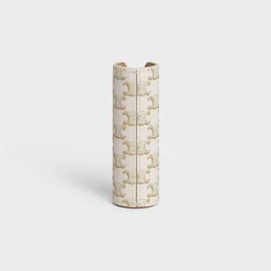 TRAVEL SPRAY Case in Triomphe Canvas and Calfskin