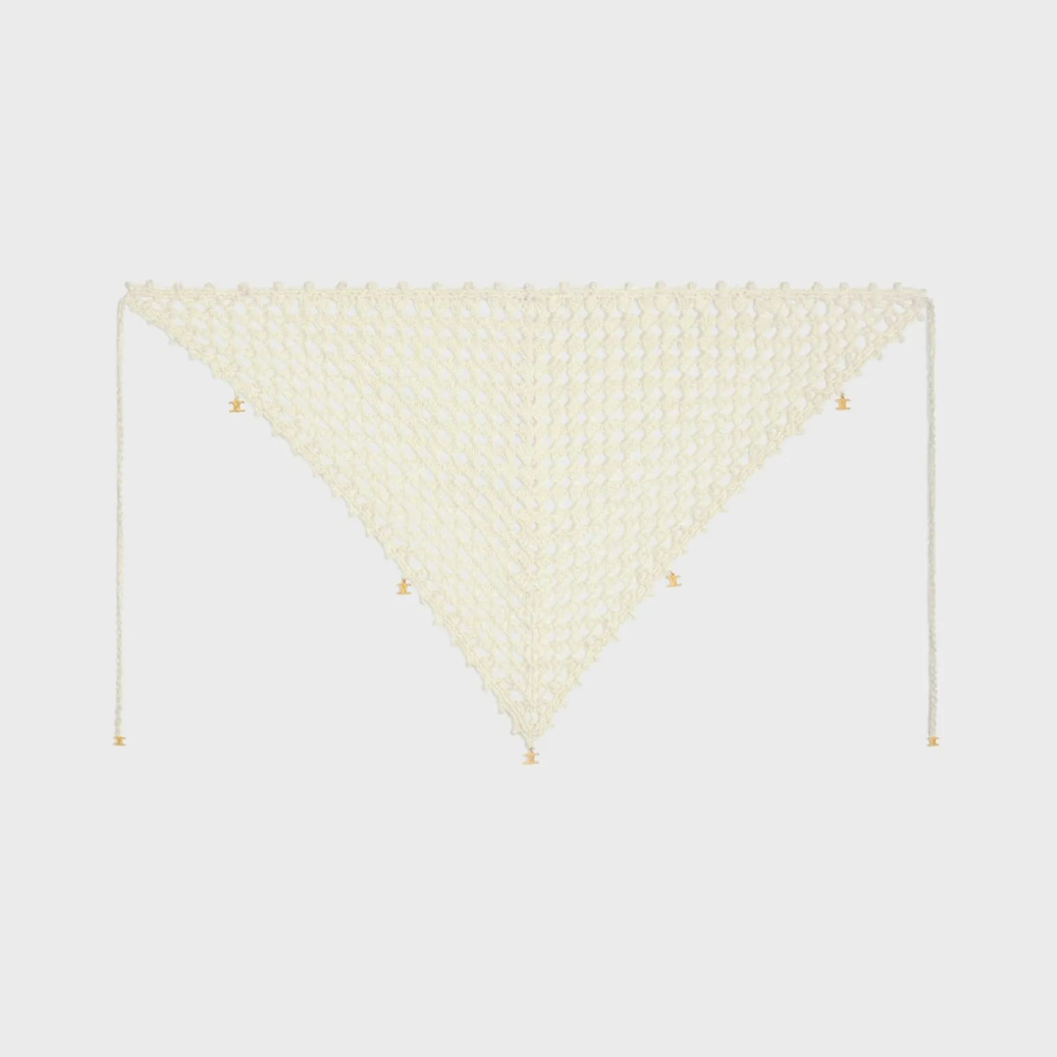 triomphe bandana in crocheted cotton