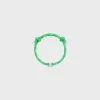 Triomphe Beach Bracelet in Polyester and Brass with Rhodium Finish
