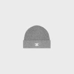 triomphe beanie in heritage cashmere