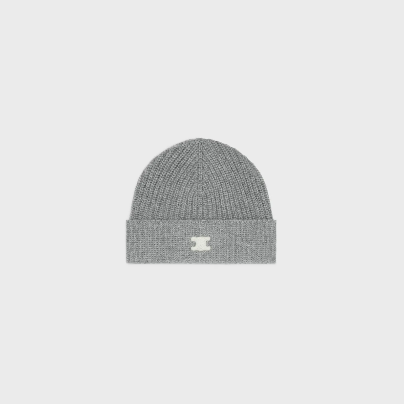 triomphe beanie in heritage cashmere