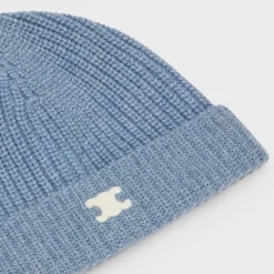 TRIOMPHE BEANIE IN HERITAGE CASHMERE