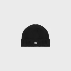 triomphe beanie in wool and cashmere