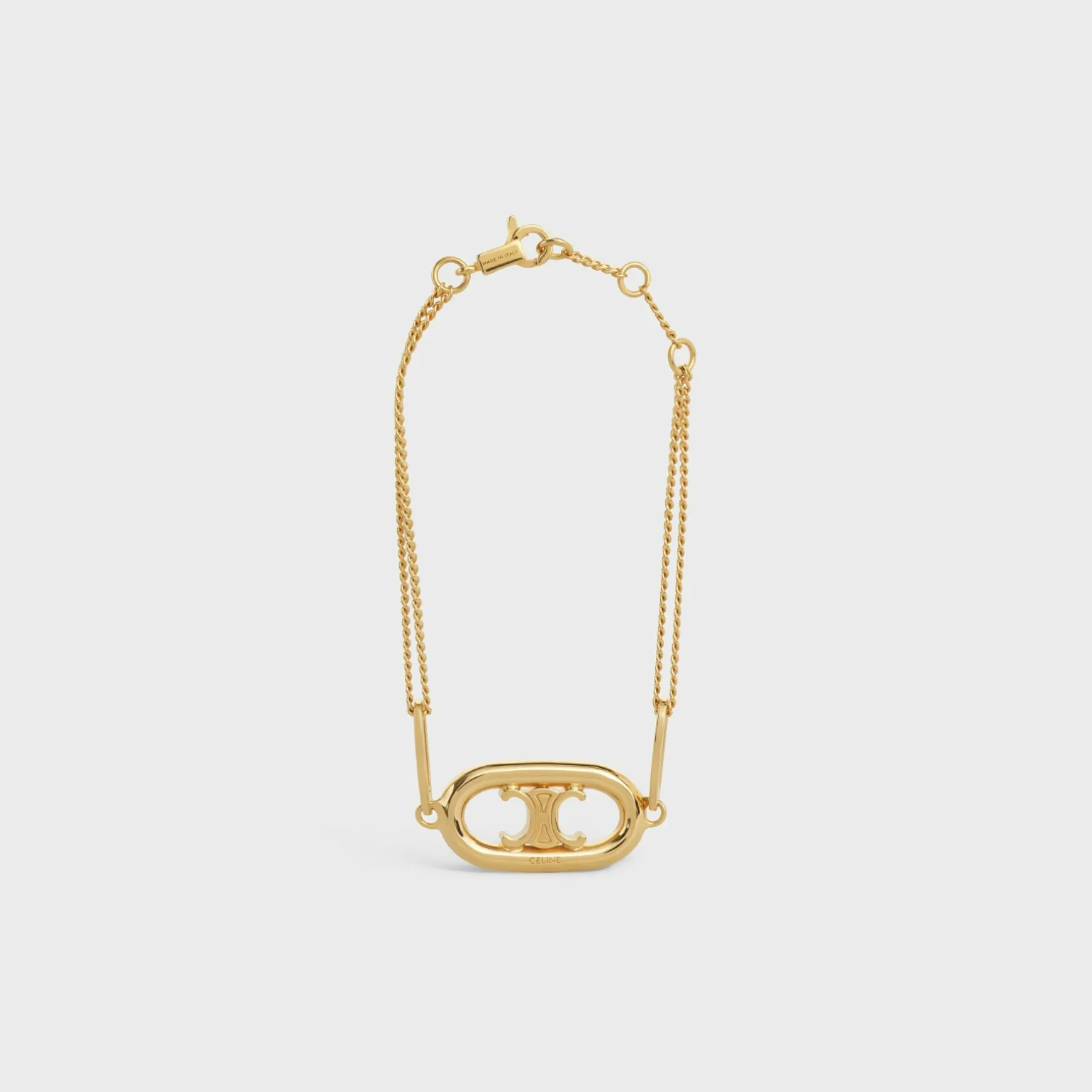 Triomphe Bracelet in Brass with Gold Finish