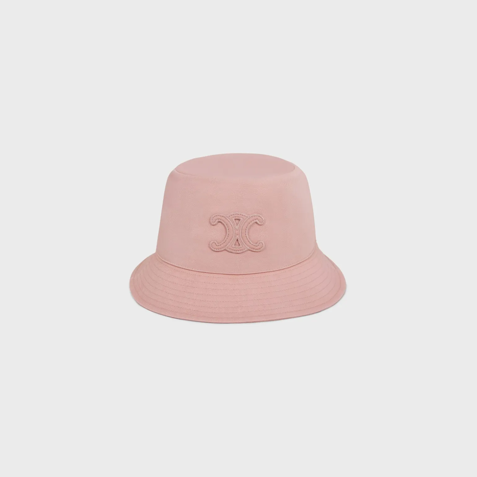 triomphe bucket hat in cotton gabardine