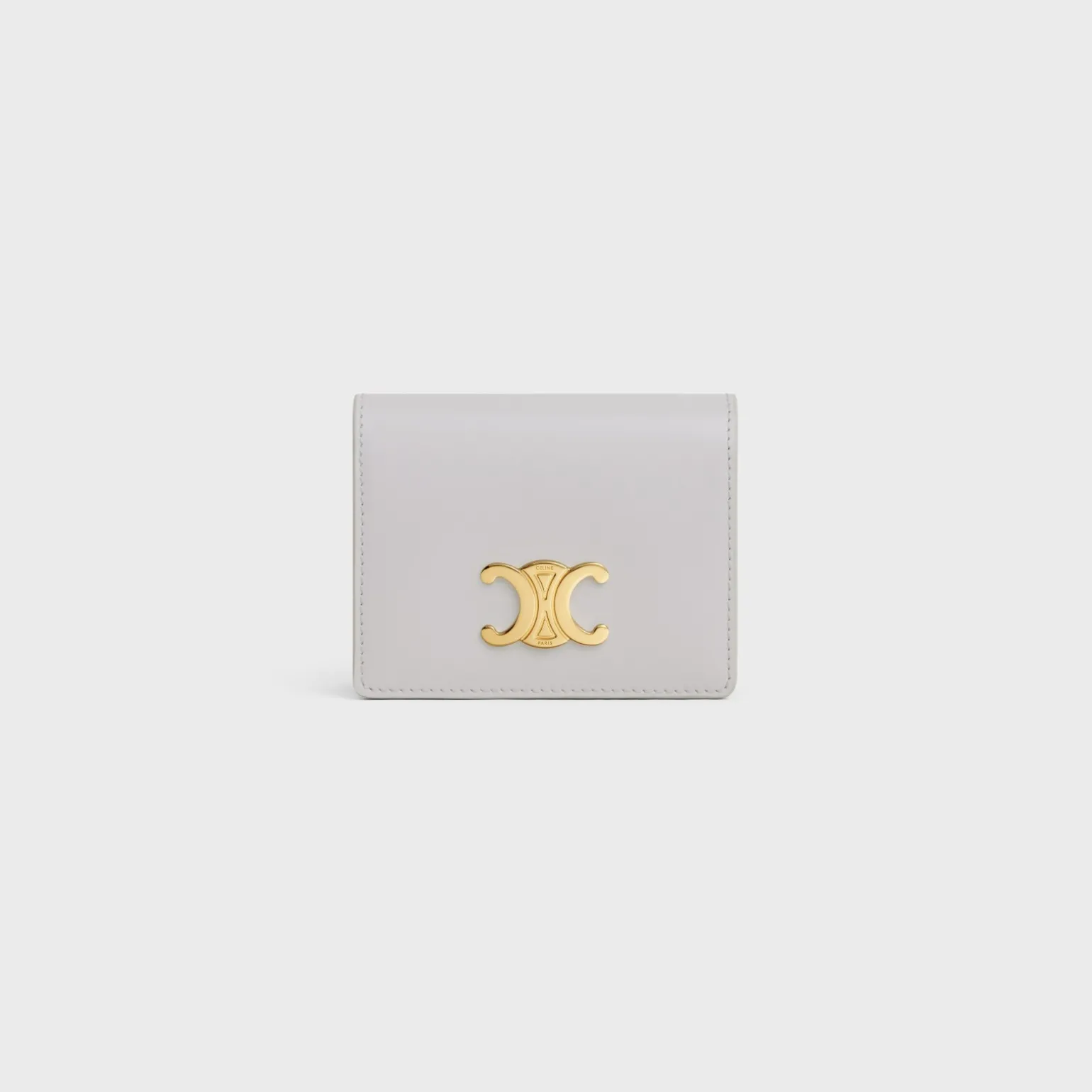 TRIOMPHE BUSINESS CARD HOLDER in SHINY CALFSKIN