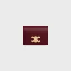 TRIOMPHE BUSINESS CARD HOLDER in SHINY CALFSKIN