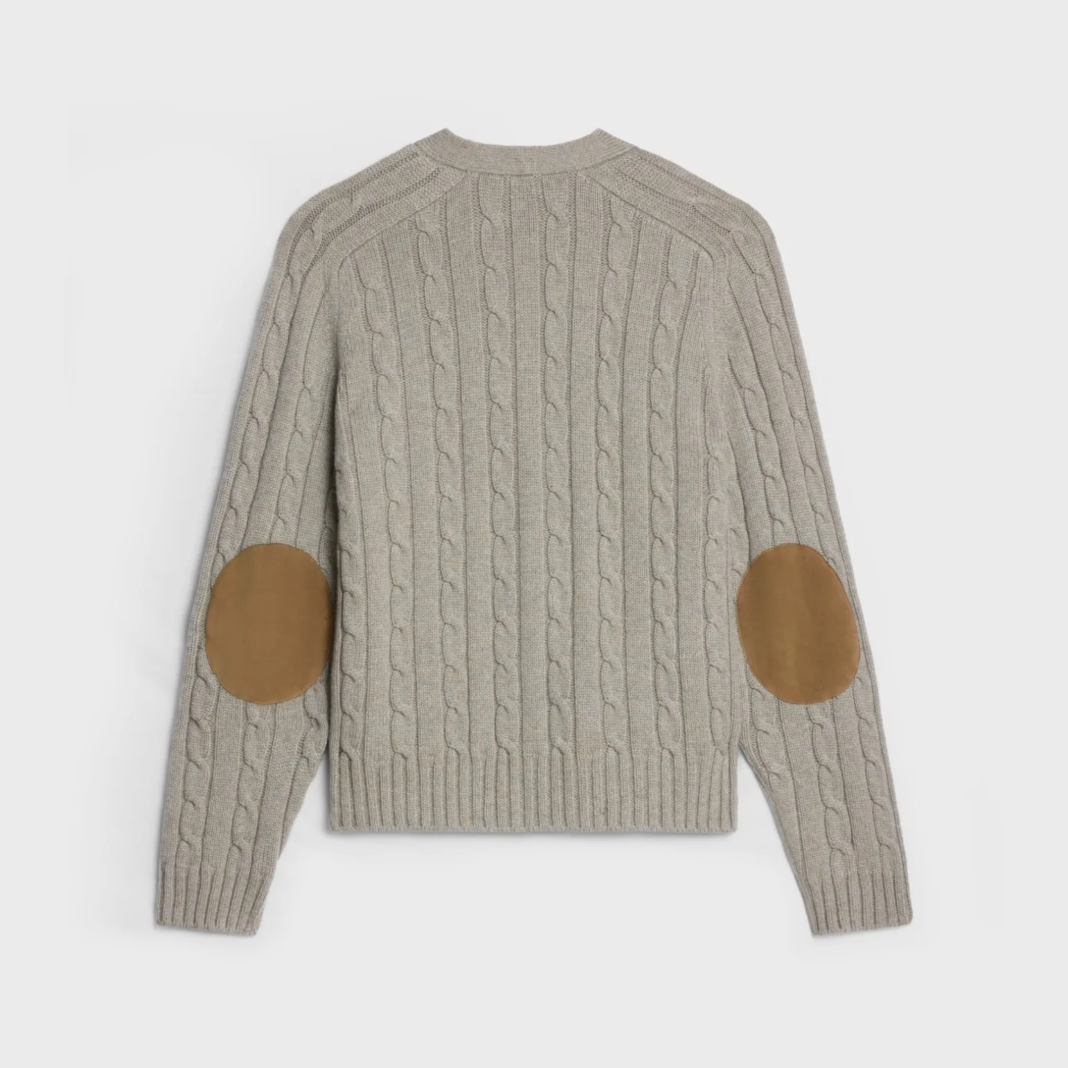 triomphe cardigan in cable-knit cashmere