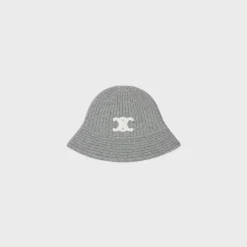 triomphe cloche beanie in cashmere