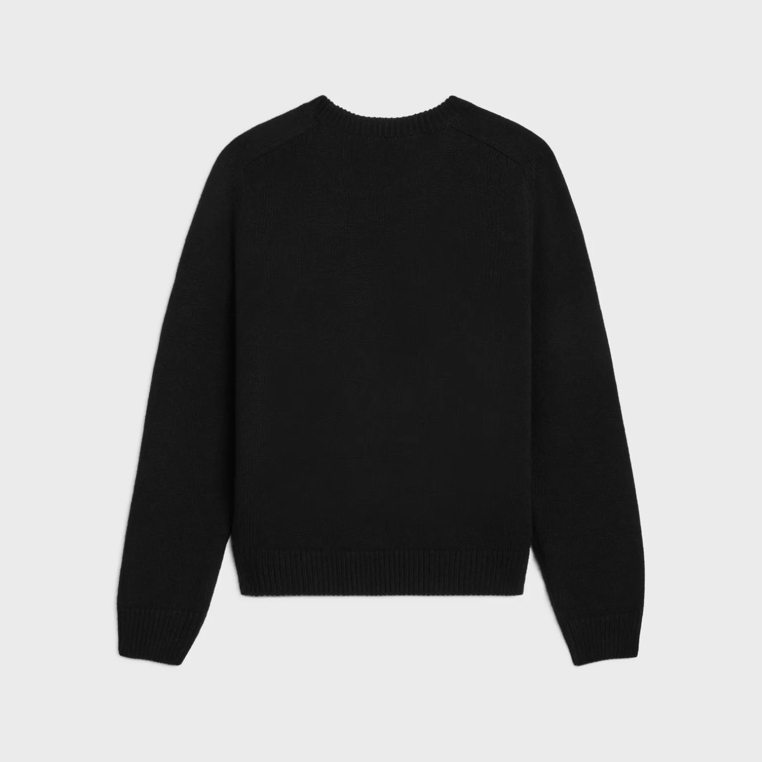 triomphe crew neck sweater in wool and cashmere