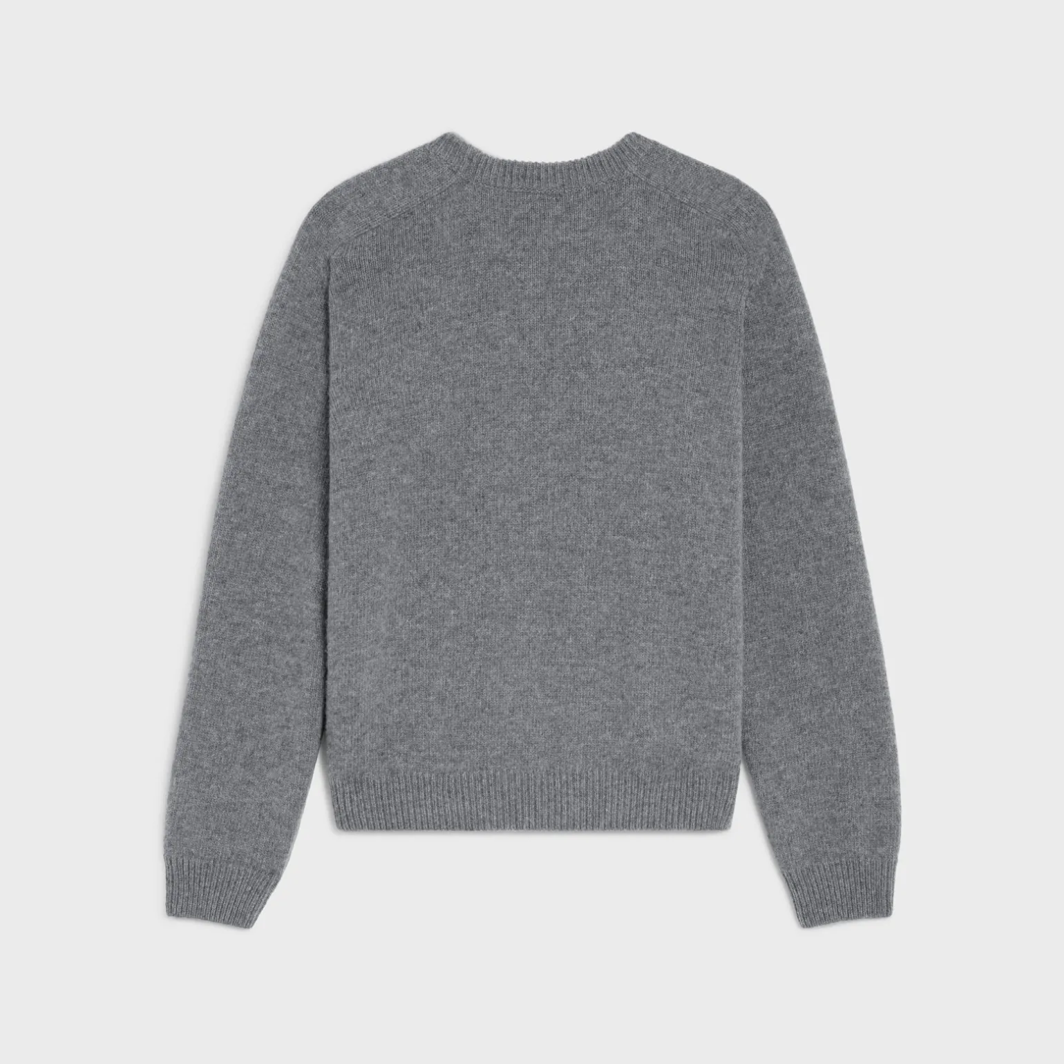 triomphe crew neck sweater in wool and cashmere