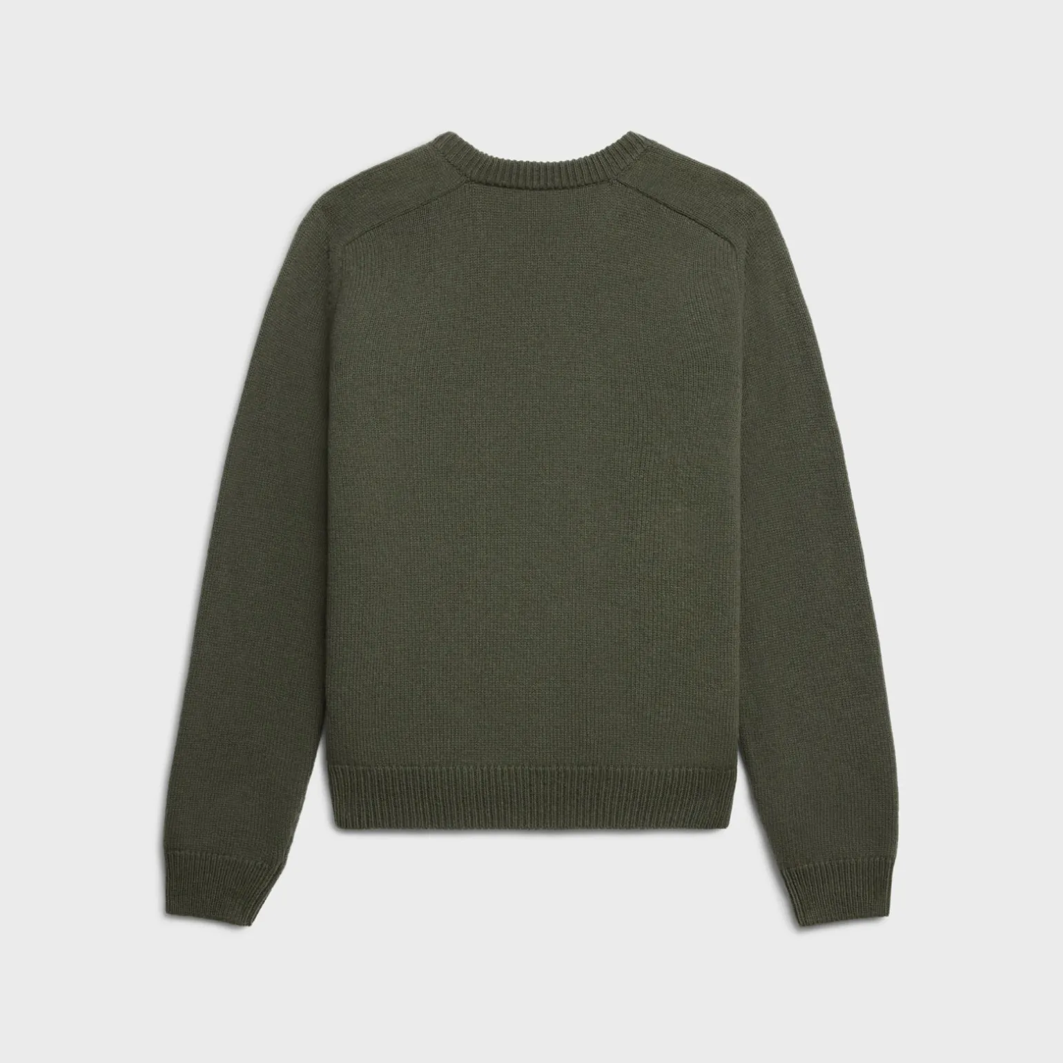triomphe crew neck sweater in wool and cashmere