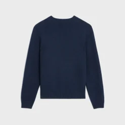 triomphe crew neck sweater in cashmere wool