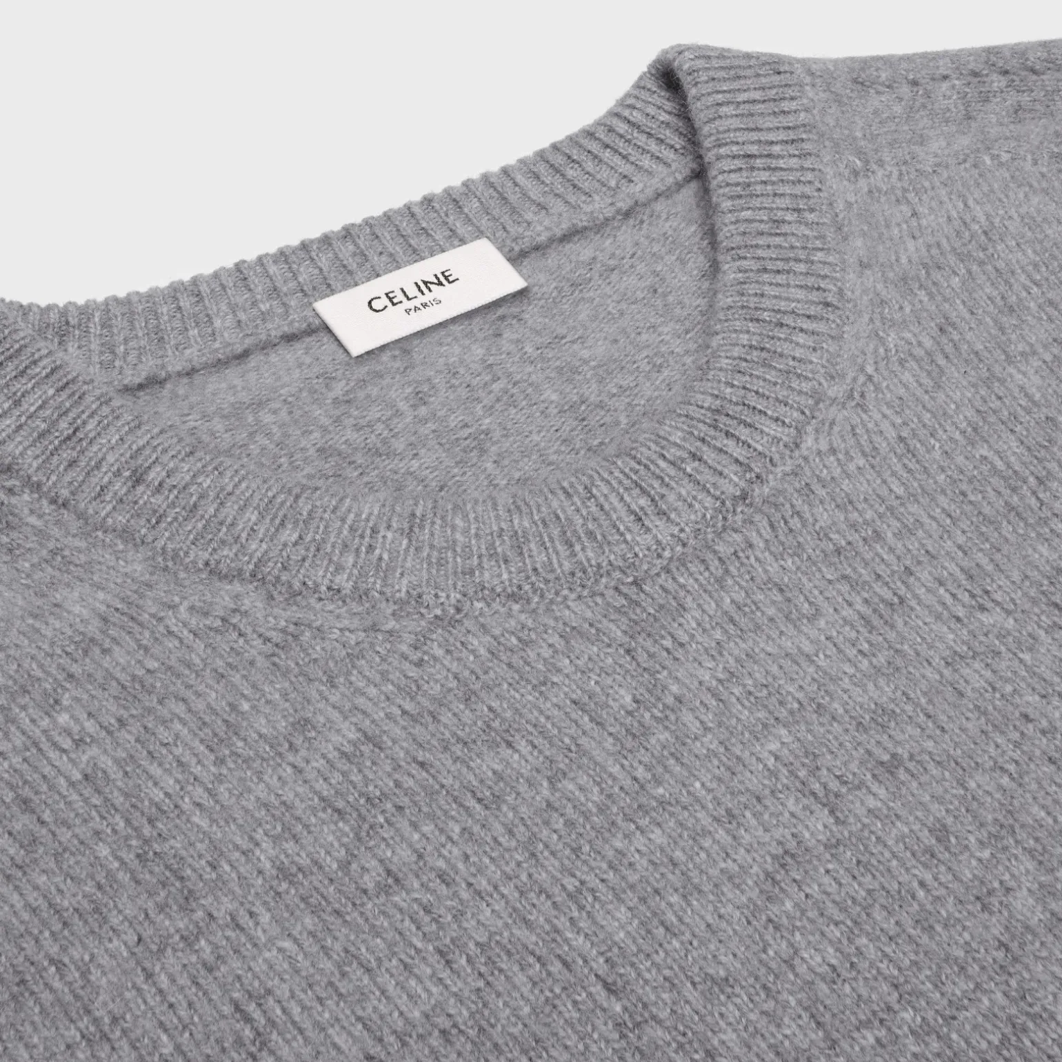 triomphe crew neck sweater in cashmere