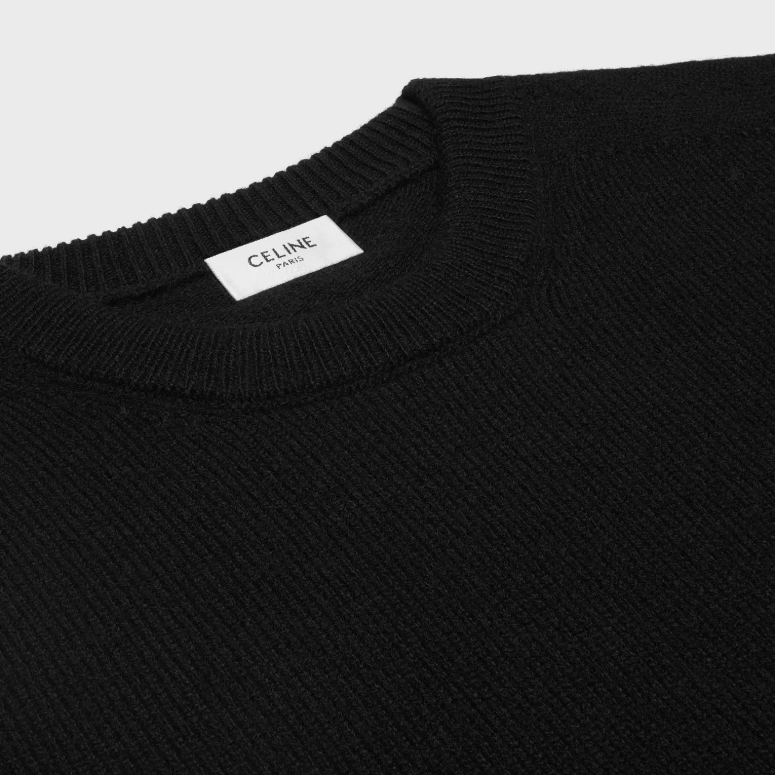 triomphe crew neck sweater in cashmere