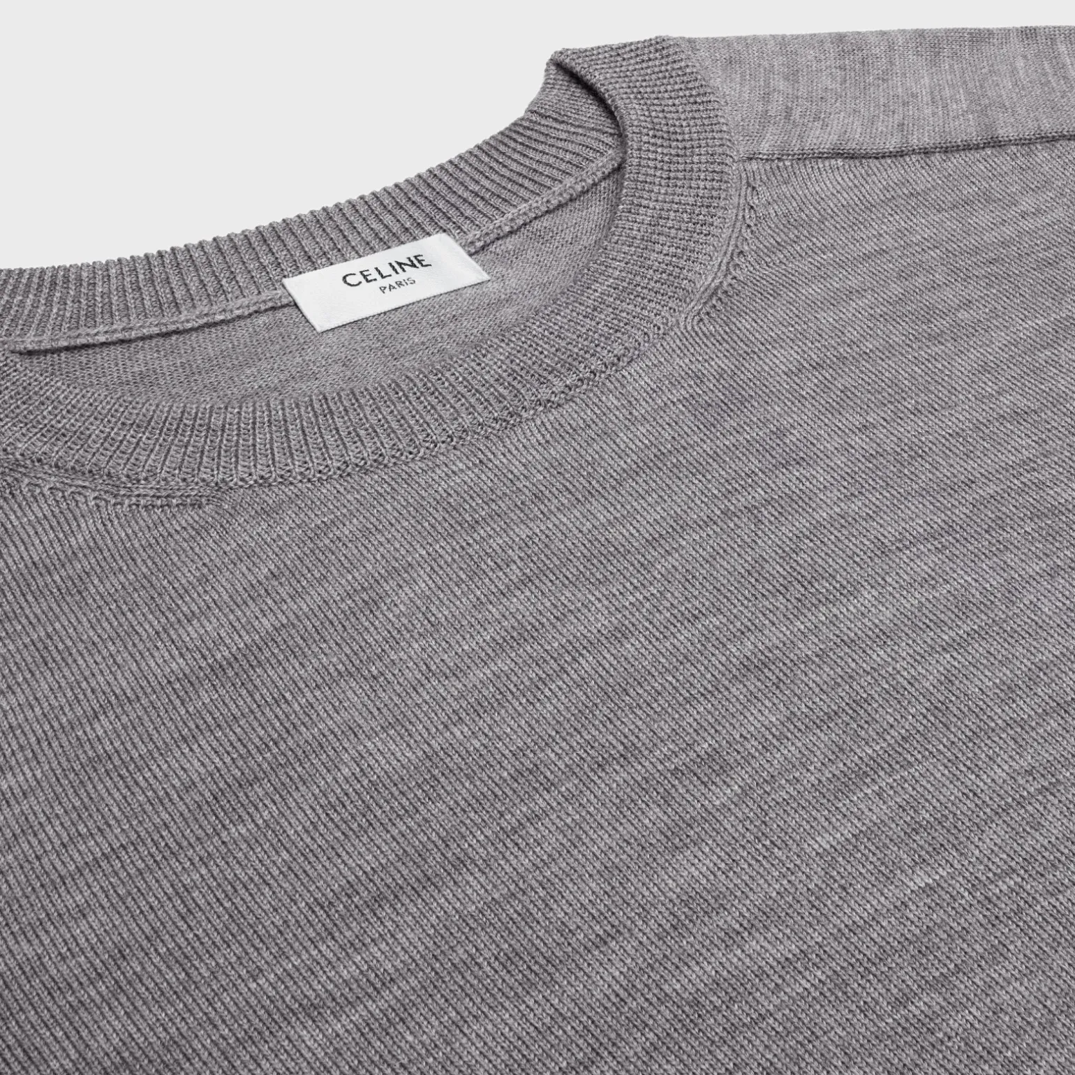 triomphe crew neck sweater in wool