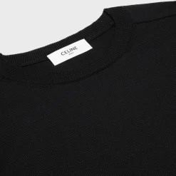 triomphe crew neck sweater in wool