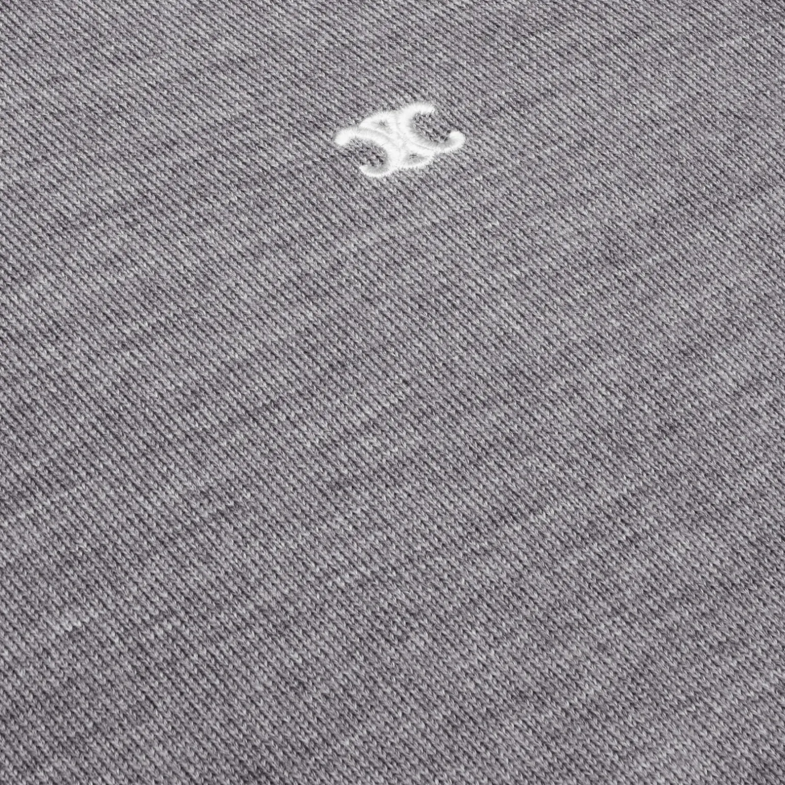 triomphe crew neck sweater in wool