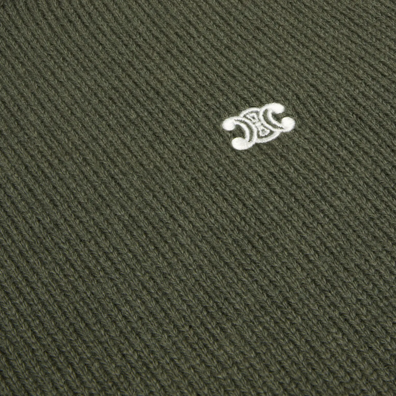 triomphe crew neck sweater in wool and cashmere