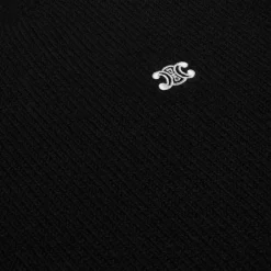 triomphe crew neck sweater in wool and cashmere