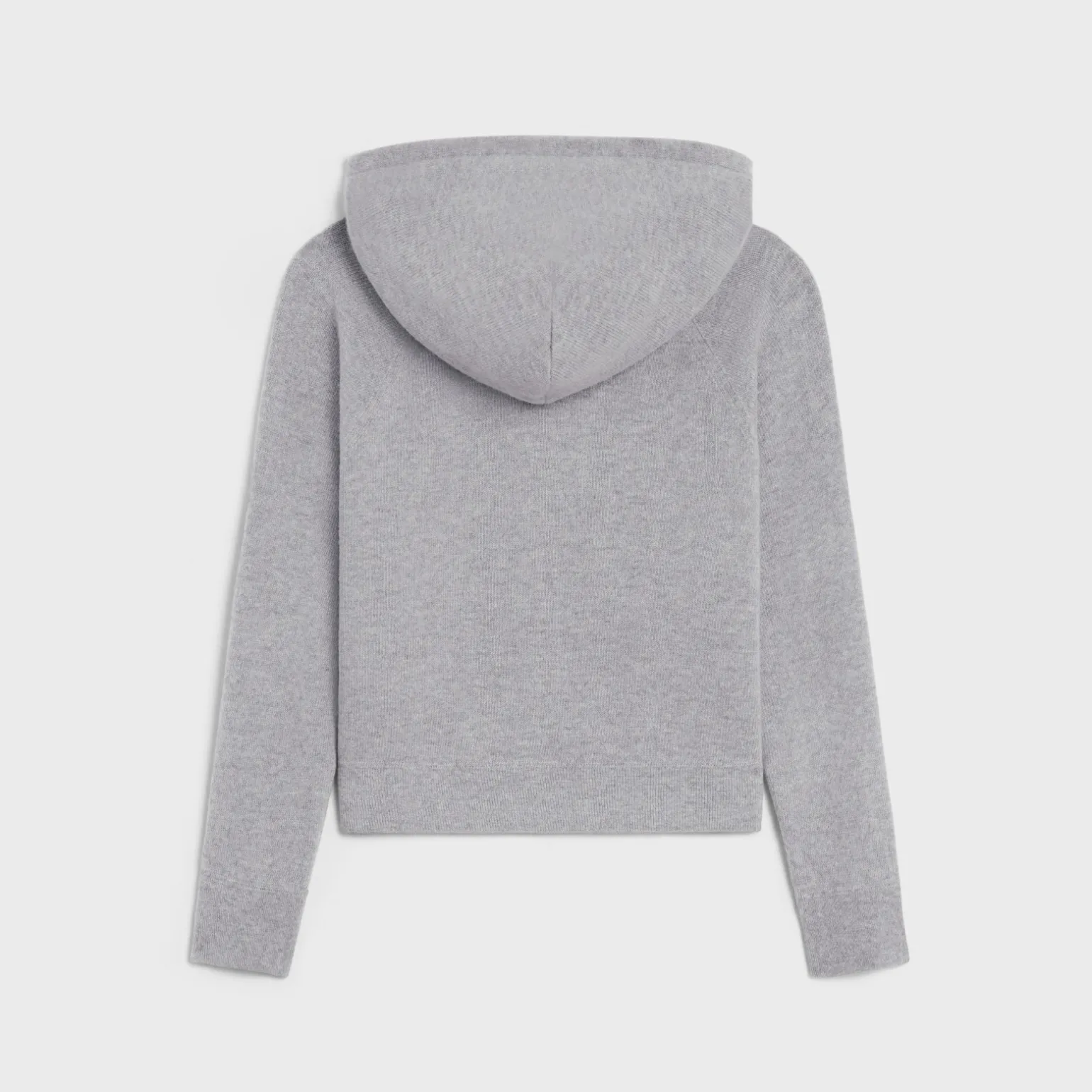 triomphe hoodie in sporty wool and cashmere
