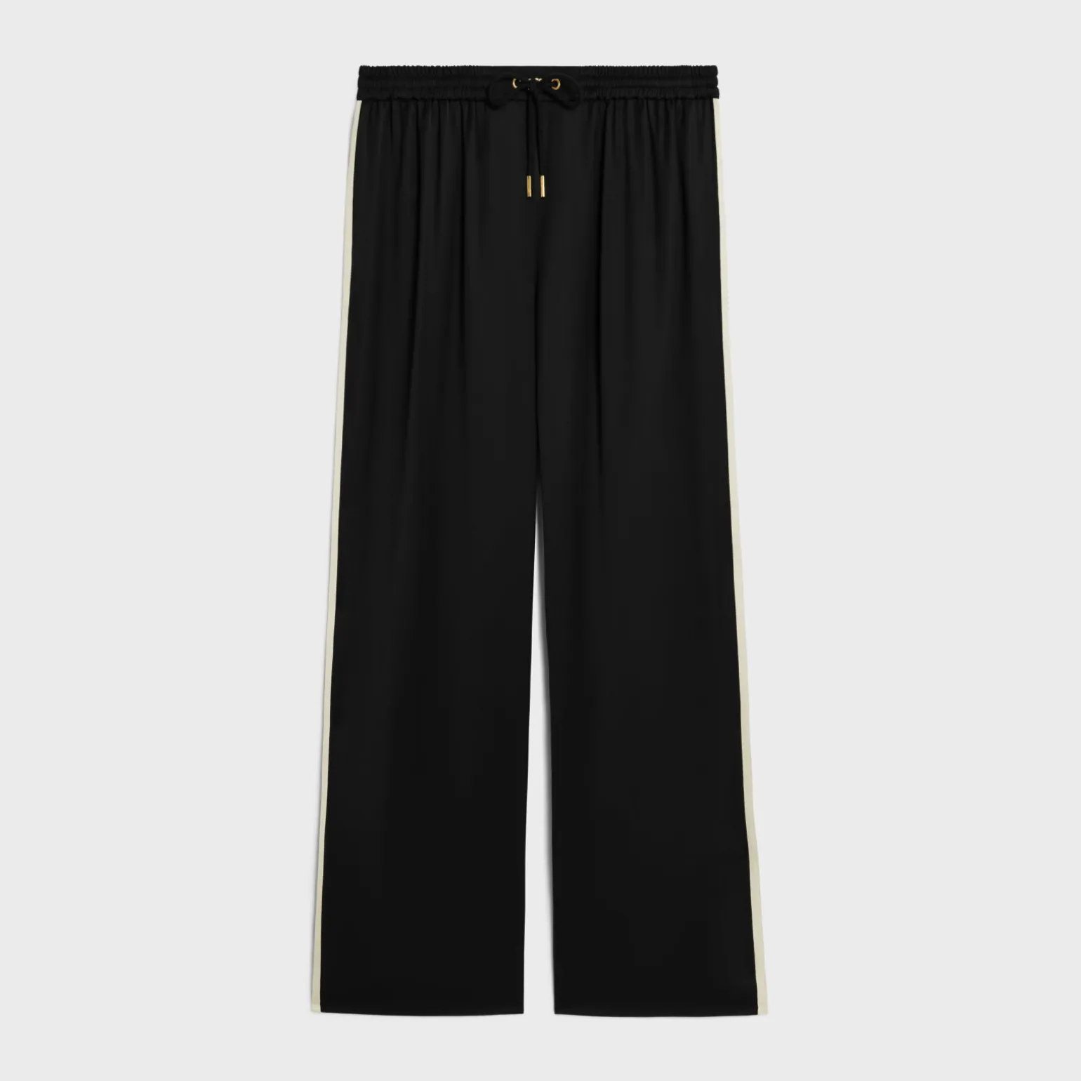 triomphe jogging pants in flowing satin