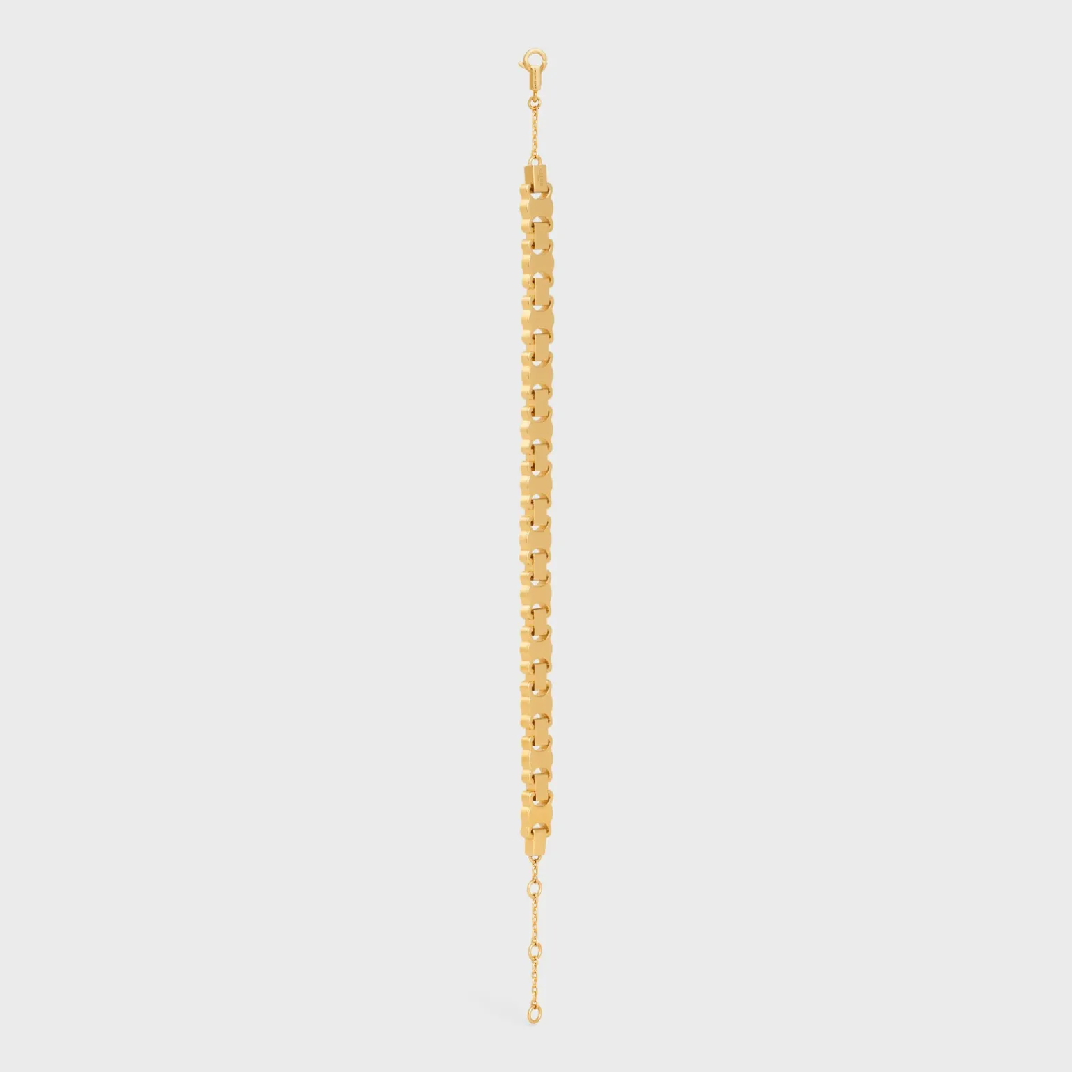 Triomphe Link Bracelet in Brass with Gold Finish