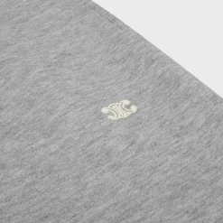 triomphe loose track pants in cotton and cashmere