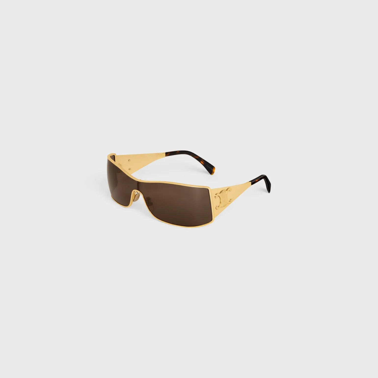Triomphe Metal Racer Sunglasses in Metal