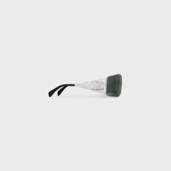 Triomphe Metal Racer Sunglasses in Metal
