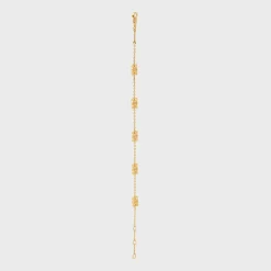 Triomphe Mini Triomphe Bracelet in Brass with Gold Finish