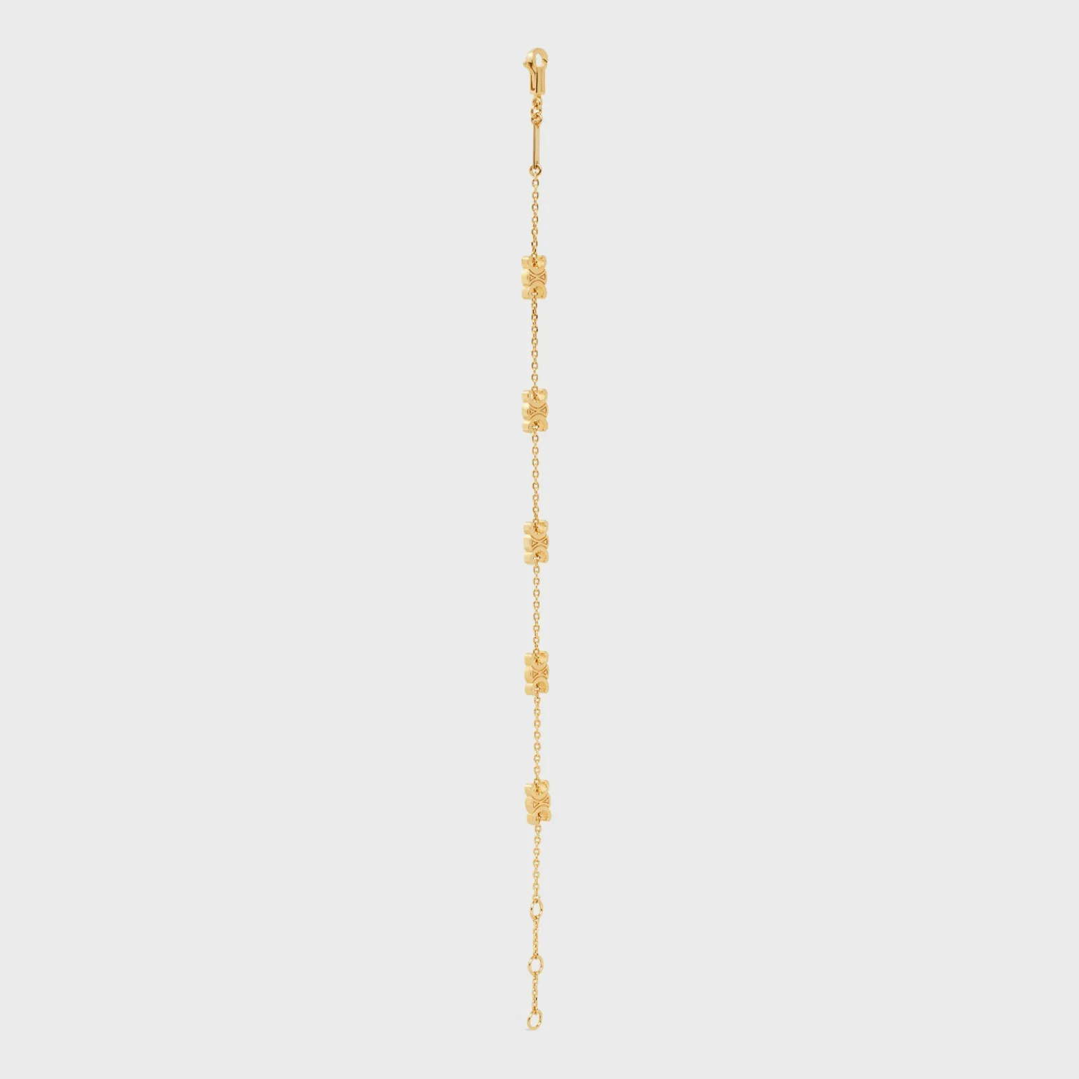 Triomphe Mini Triomphe Bracelet in Brass with Gold Finish