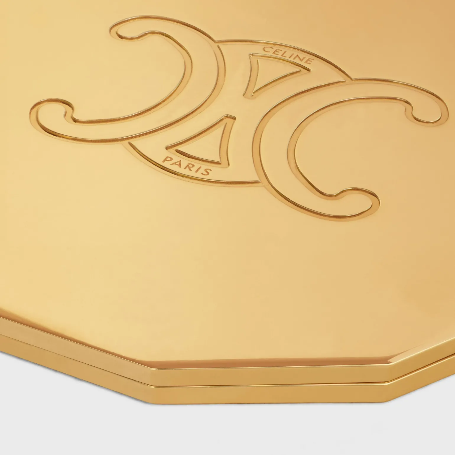 TRIOMPHE MIRROR IN BRASS