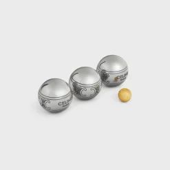 Triomphe Petanque Game in Triomphe canvas and Calfskin