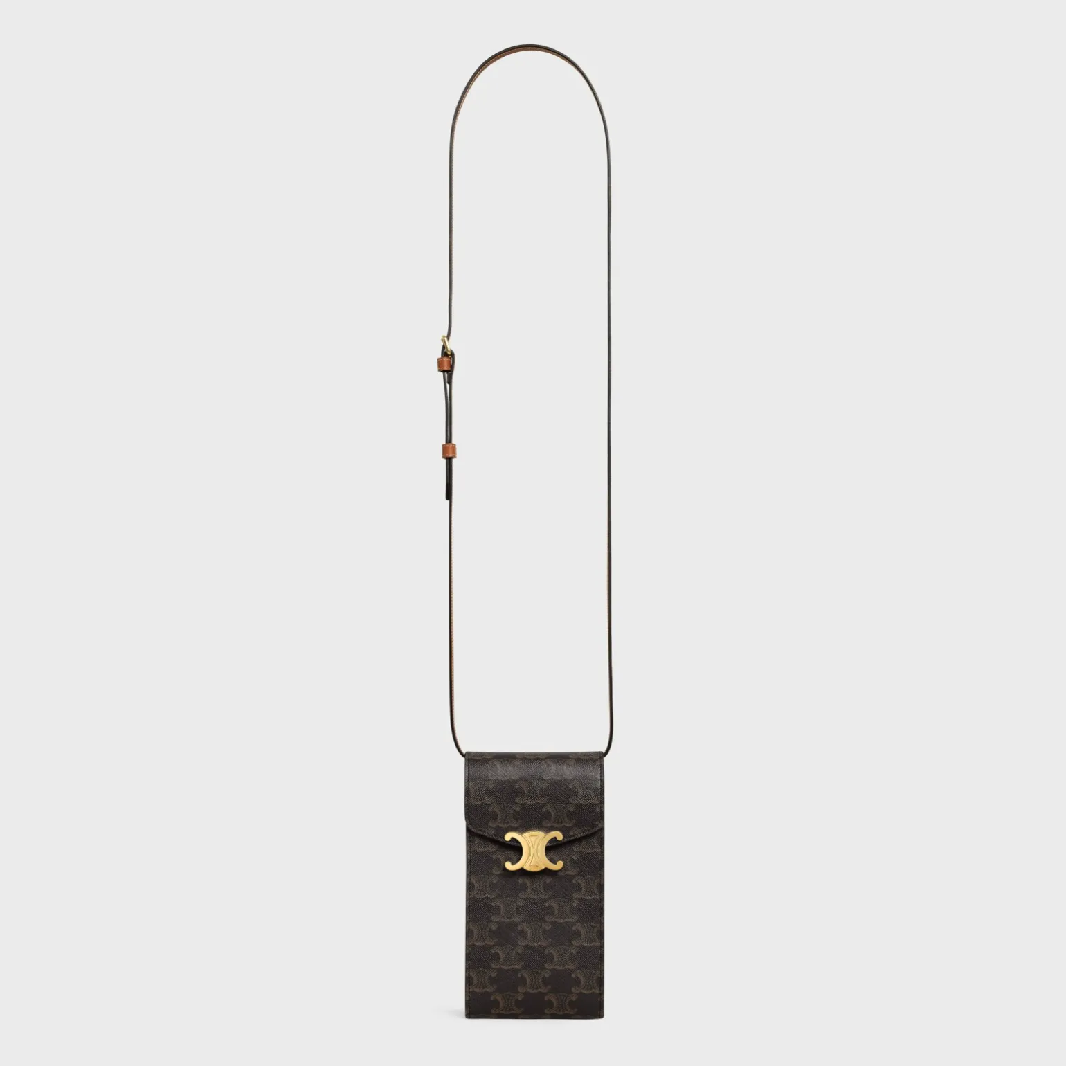 TRIOMPHE PHONE POUCH in triomphe canvas