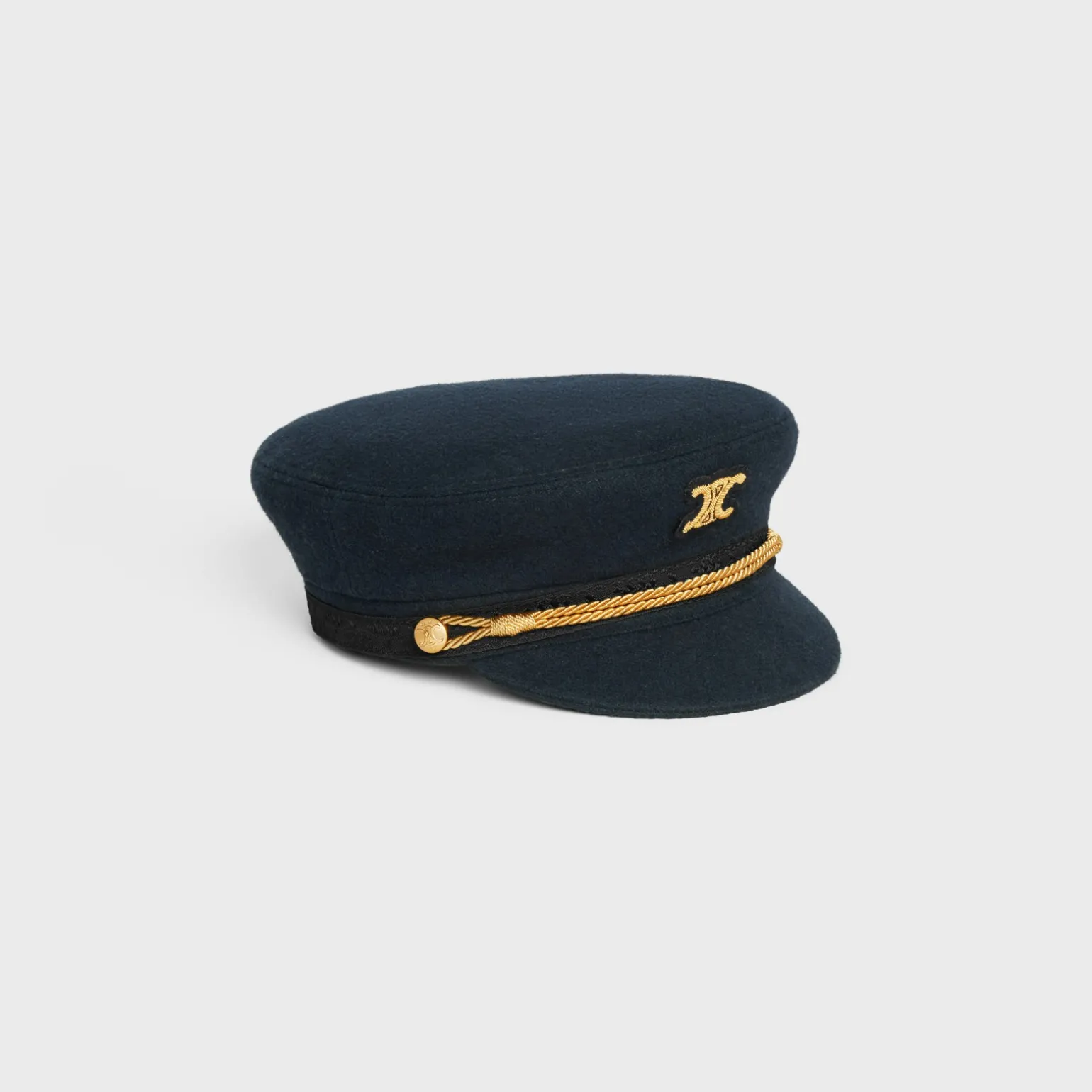 triomphe sailor cap in wool cloth