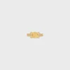 Triomphe Sparkle Earcuff in Strass and Brass with Gold Finish