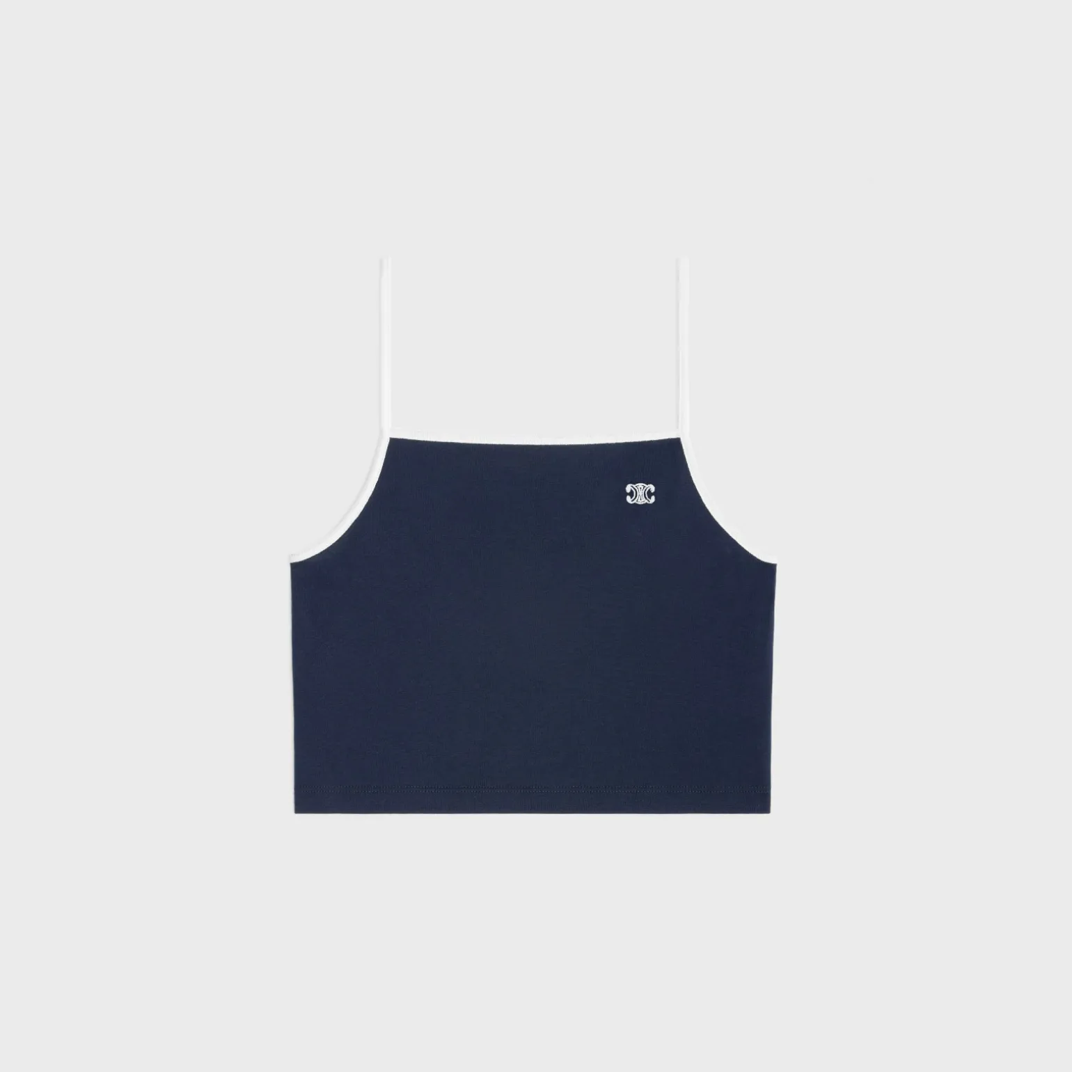 triomphe tank top in cotton jersey