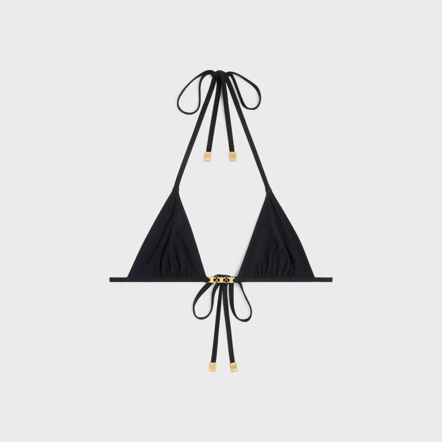 triomphe triangle top in matte jersey