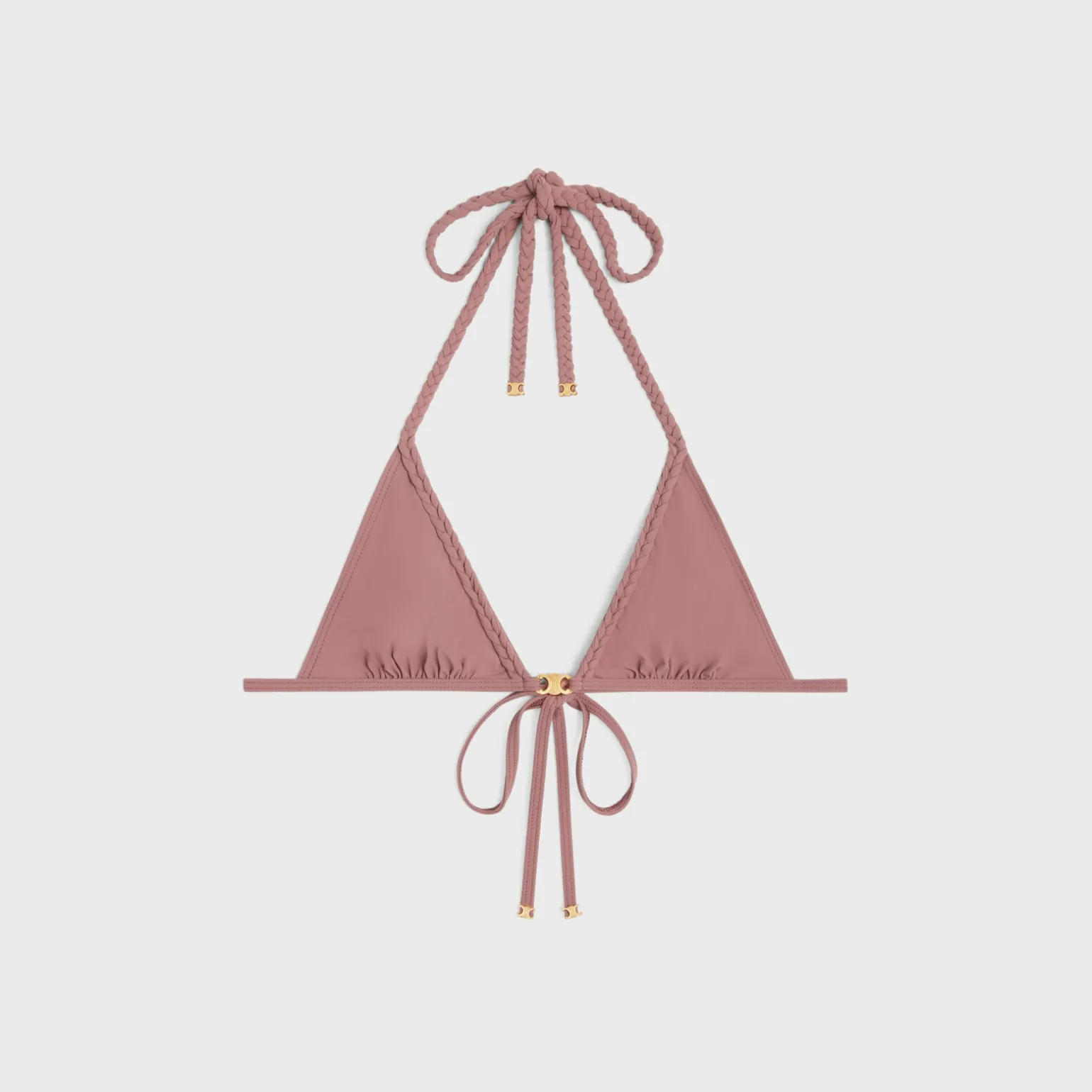 triomphe triangle top in matte jersey