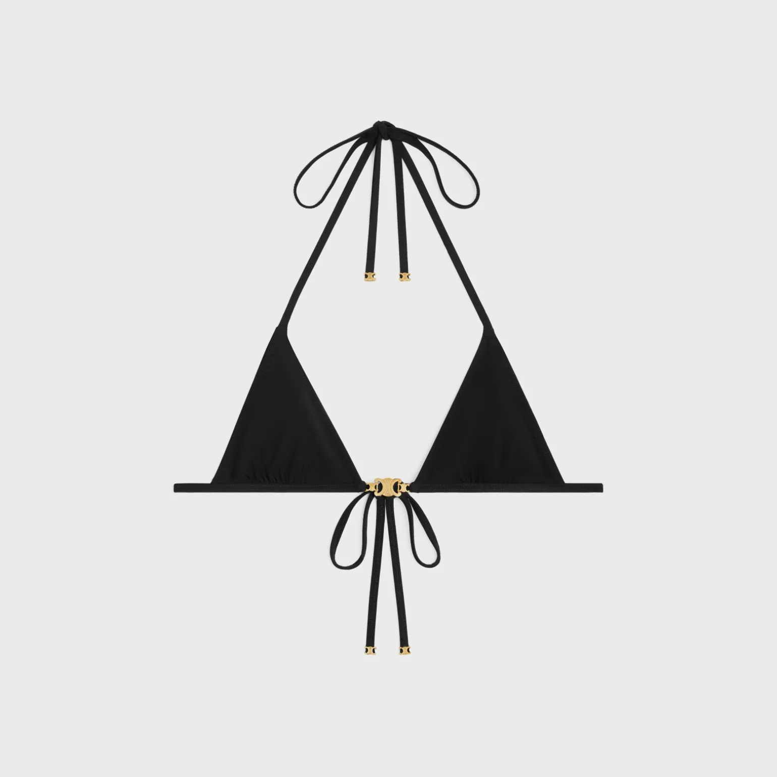 triomphe triangle top in matte jersey