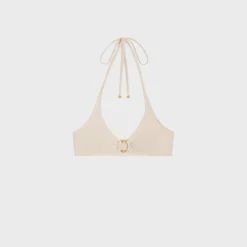triomphe triangle top in matte jersey